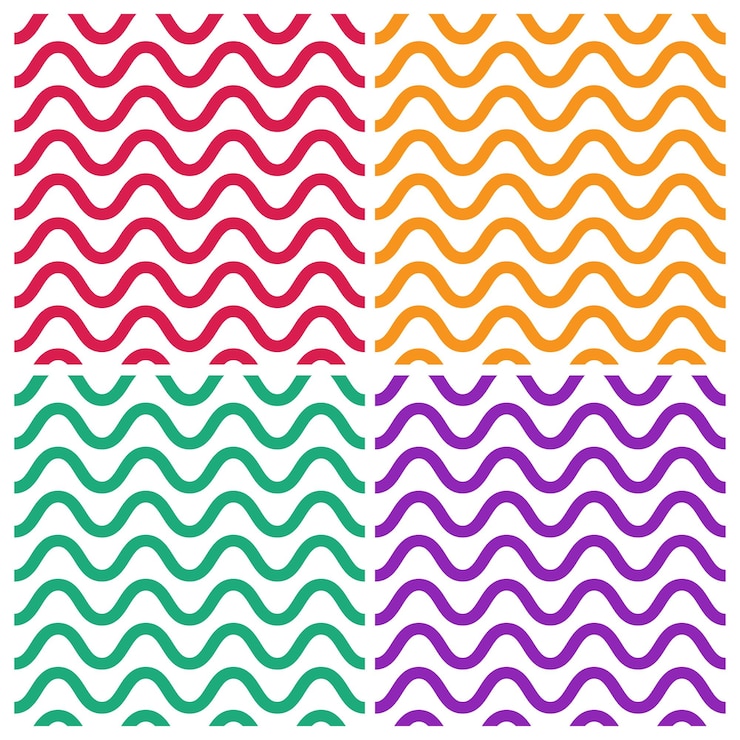 Vector vector libre onda colorida de fondo transparente