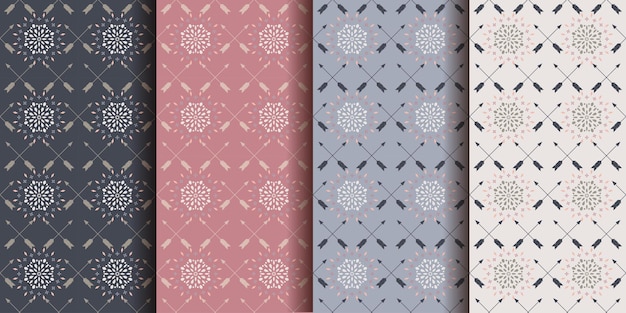 Vector libre de patrones de fondo de papel tapiz de diseño gráfico geométrico abstracto líneas curvas con estilo