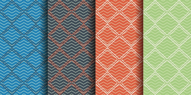 Vector libre de patrones de fondo de papel tapiz de diseño gráfico geométrico abstracto líneas curvas con estilo