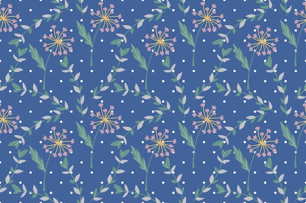 Vector libre de patrones de fondo de papel tapiz de diseño gráfico hojas de plantas de flores rojas verdes