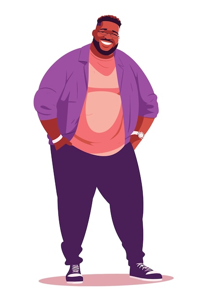 Vector libre personas afroamericanas ropa casual