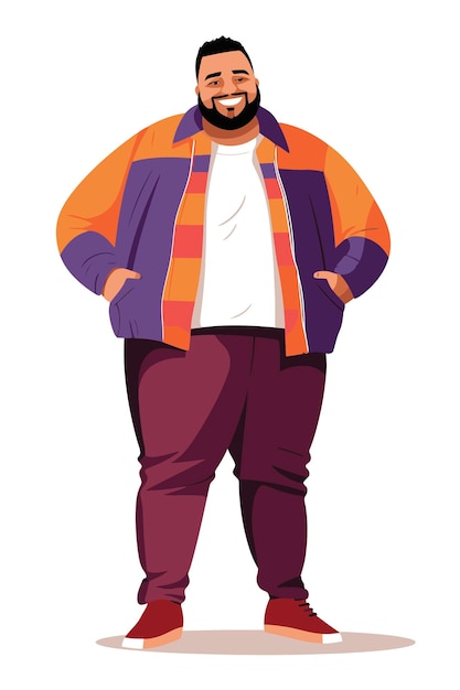 Vector libre personas afroamericanas ropa casual