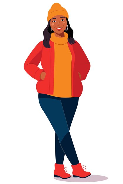 Vector libre personas afroamericanas ropa casual