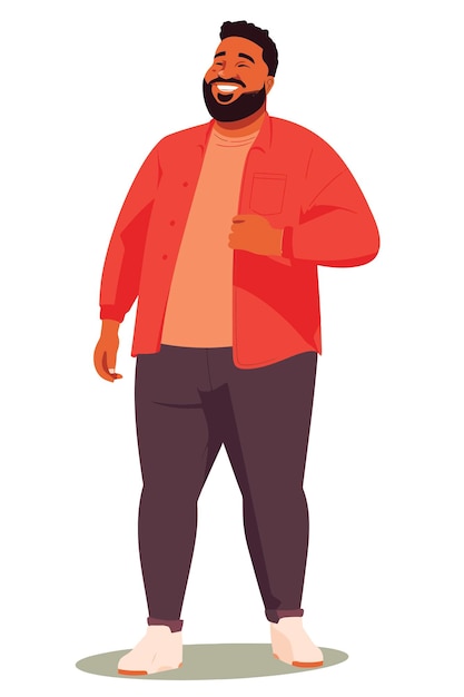 Vector libre personas afroamericanas ropa casual