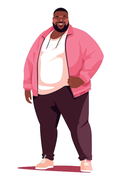 Vector libre personas afroamericanas ropa casual