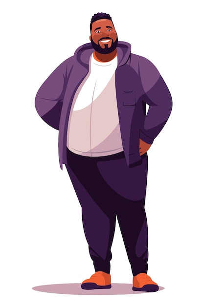 Vector libre personas afroamericanas ropa casual