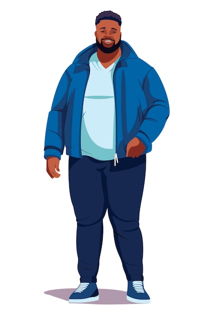 Vector libre personas afroamericanas ropa casual