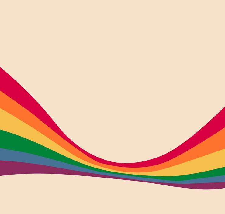 Vector libre plano de fondo del mes de orgullo