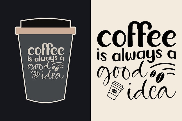 Vector libre SVG diseño de letras café diciendo tipografía pegatina de café café diciendo diseño
