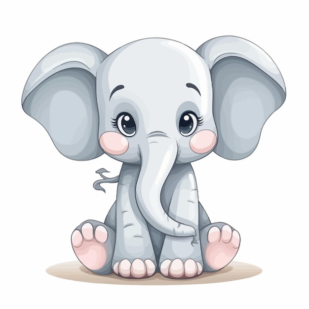 Vector lindo de elefante