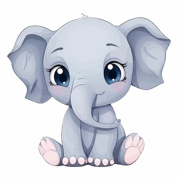 Vector lindo de elefante