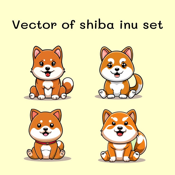 Vector vector de lindo gatito set 004