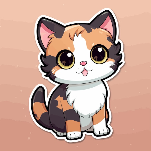 vector lindo gato