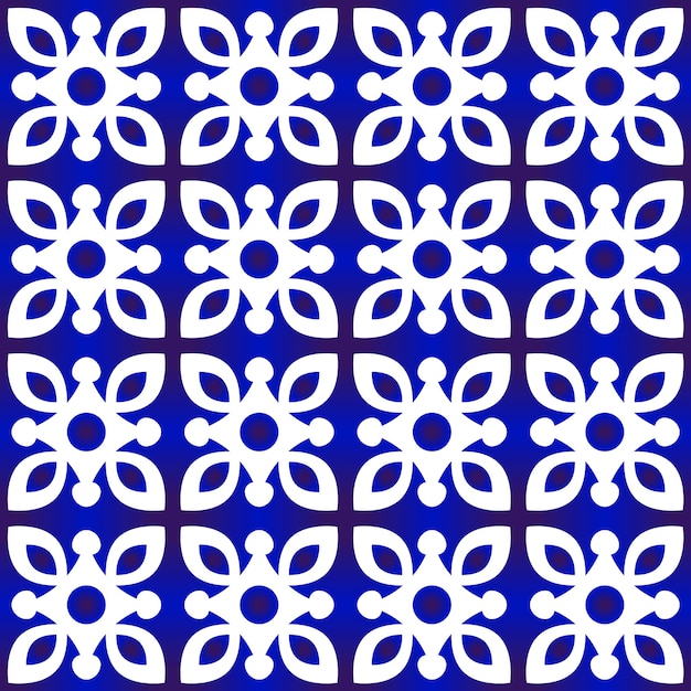Vector lindo patrón azul