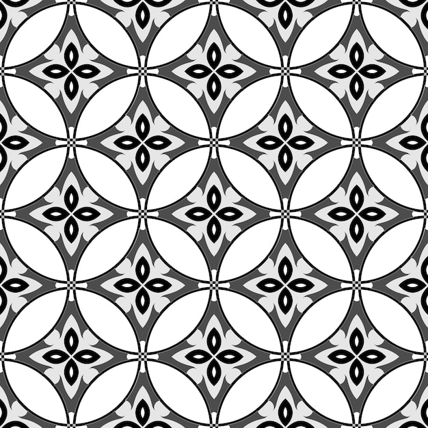 Vector lindo patrón de azulejos