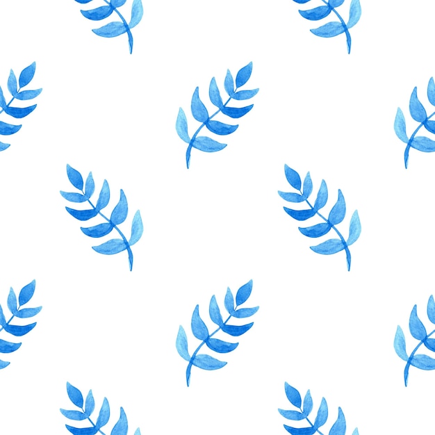Vector lindo patrón floral transparente acuarela