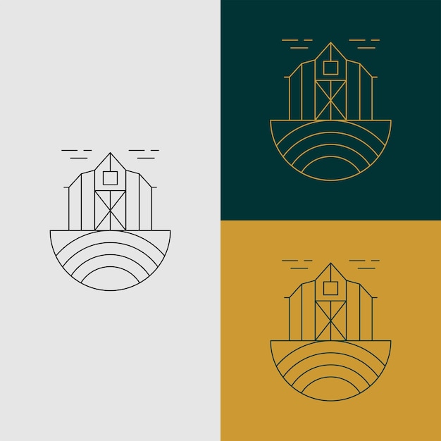 Vector Line Art Logo Diseños Logotipo artístico Diseño de logotipo de negocio Diseño de marca Logotipo