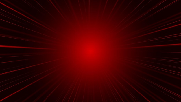 Vector de líneas de velocidad radial