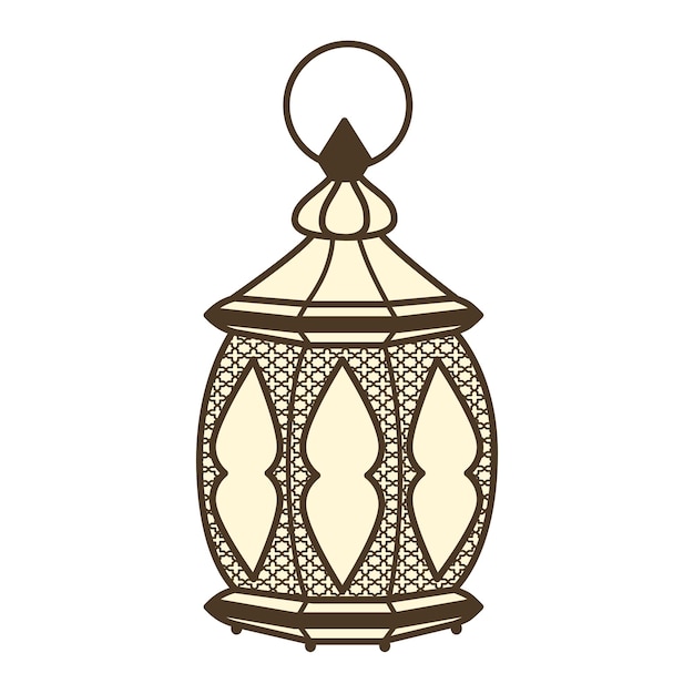 Vector para linterna antigua estética
