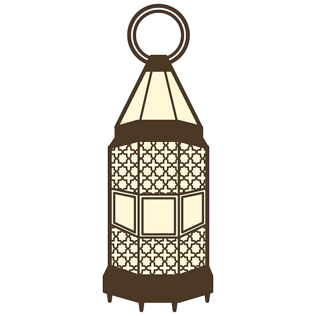 Vector para linterna antigua estética