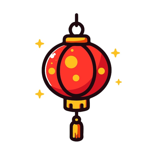 Vector de linterna china