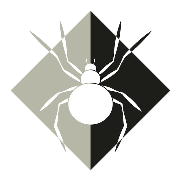 Vector logo de araña