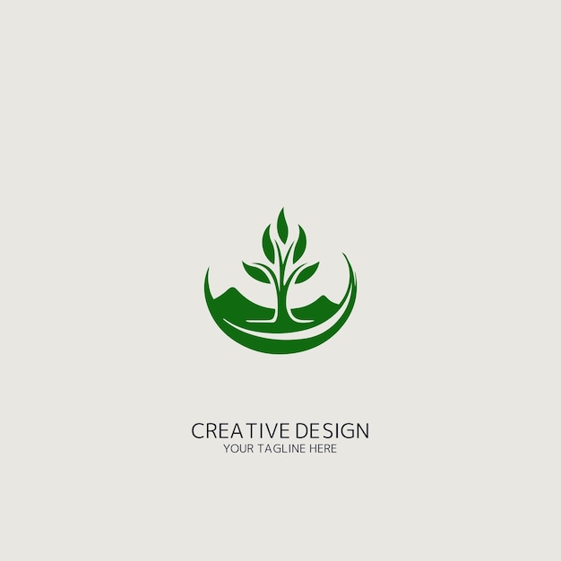 Vector logo de árbol
