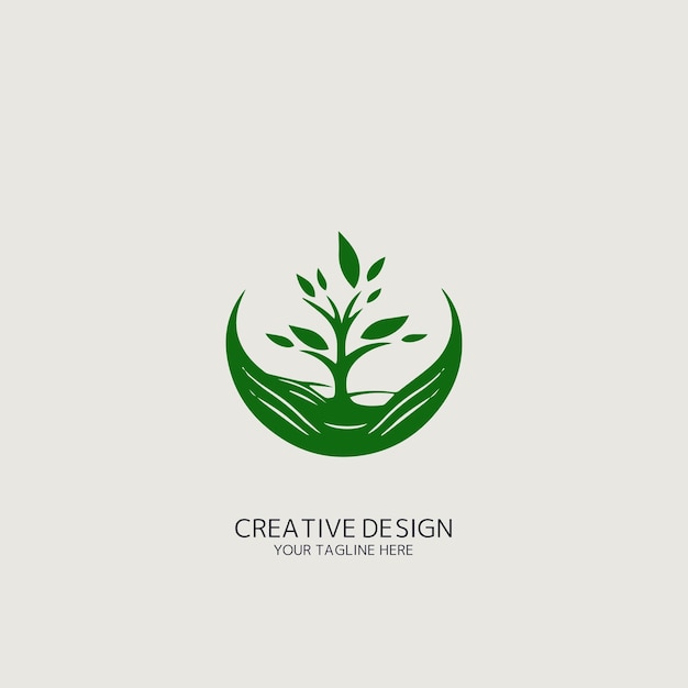 Vector logo de árbol