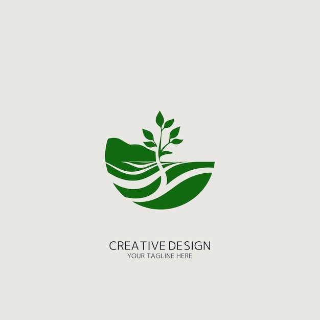 Vector logo de árbol