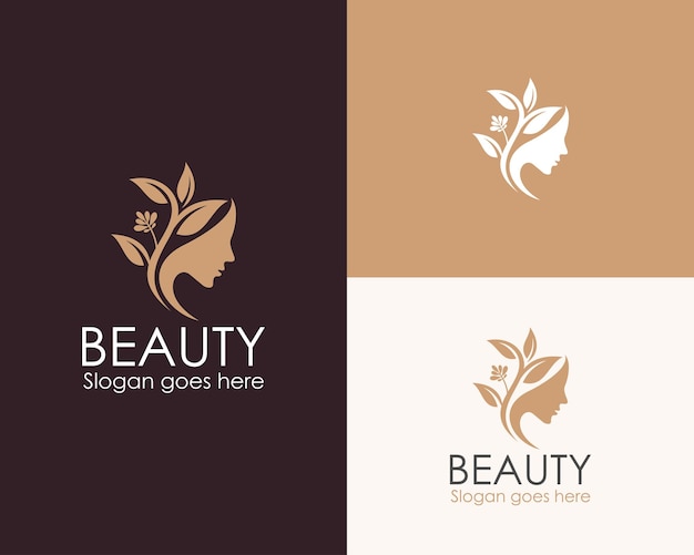 Vector logo de belleza