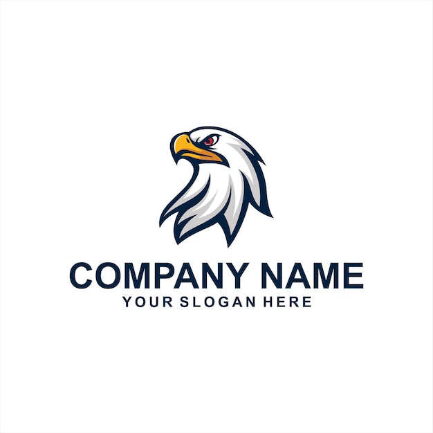 vector logo de cabeza de águila