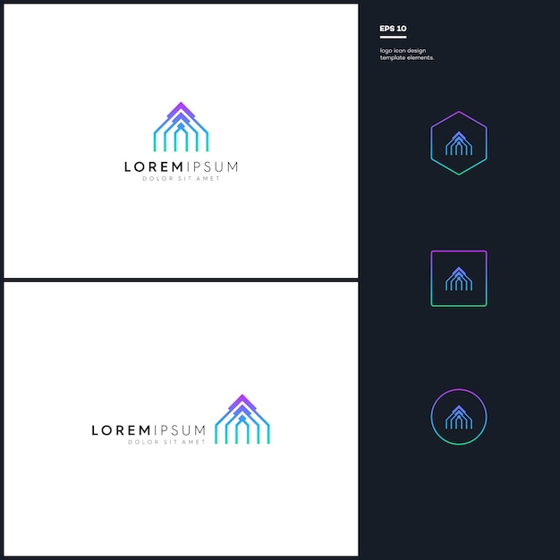vector logo casero