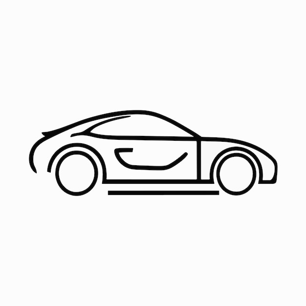 vector de logo de coche