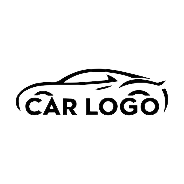 vector de logo de coche