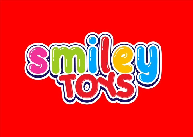 Vector vector de logo colorido de juguetes para niños