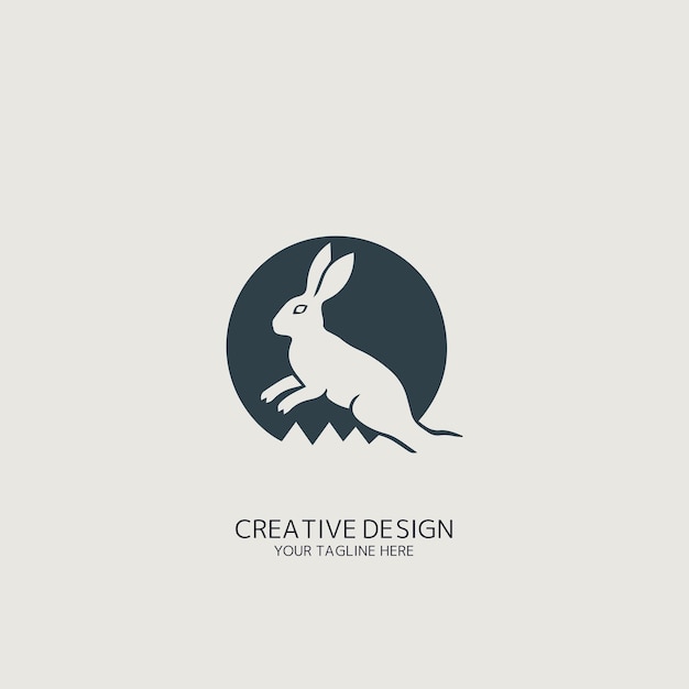 vector logo de conejo