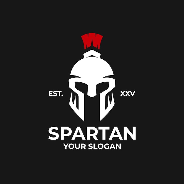 Vector logo espartano