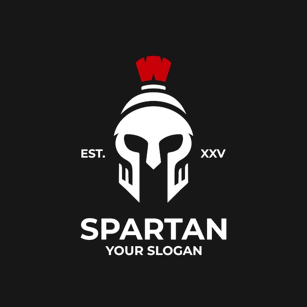 Vector logo espartano