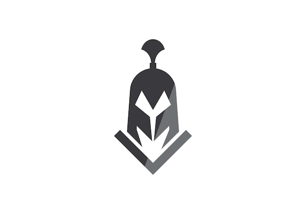Vector logo espartano