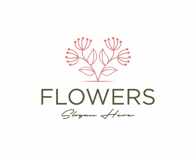 Vector de logo de flor
