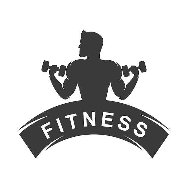 Vector logo de gimnasio