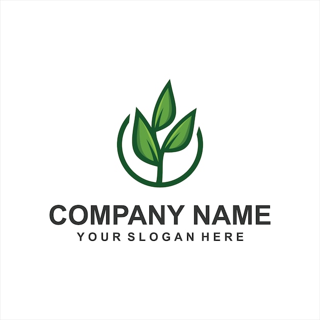 vector logo de hoja