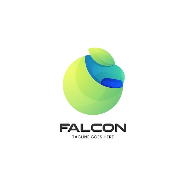 Vector Logo Ilustración Ubicación Gradiente Estilo colorido.