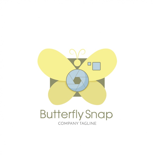 Vector logo de mariposa