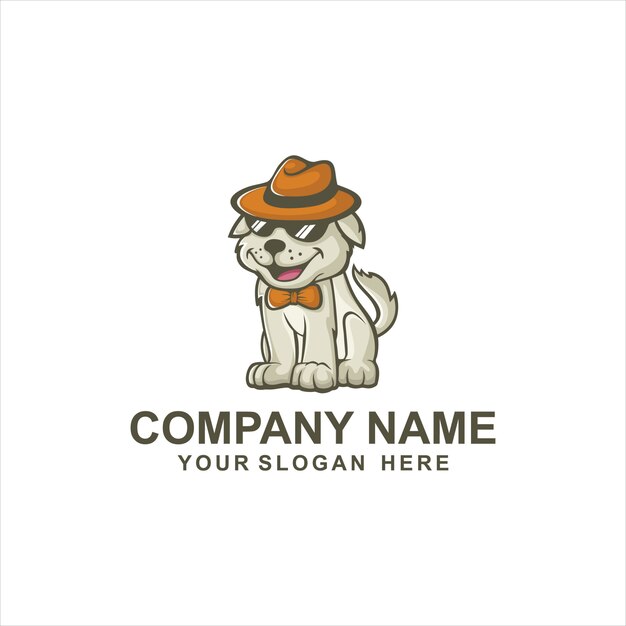 vector logo de perro