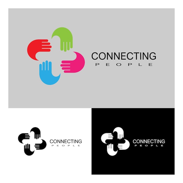 Vector logo de personas