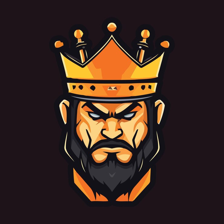 vector logo de rey