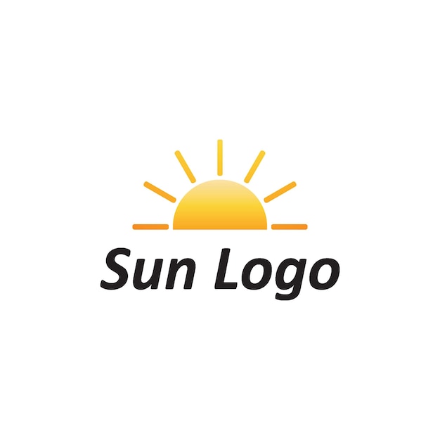 Vector logo sol y onda