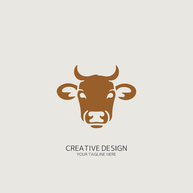 vector logo de vaca