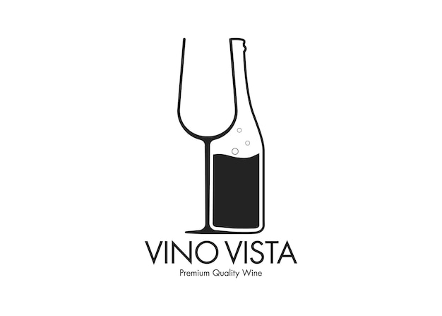 Vector logo de vino